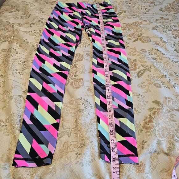 Victoria’s Secret Knockout Neon Pattern Leggings Women’s Size S - Picture 7 of 7